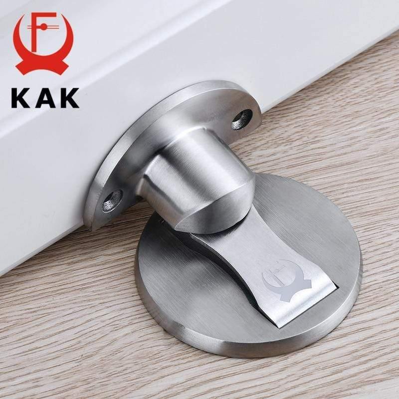 Planet Gates 15380313 Magnetic Door Stops 304 Stainless Steel Door Stopper Hidden Door Holders Catch Floor Nail-free Doorstop Furniture Hardware
