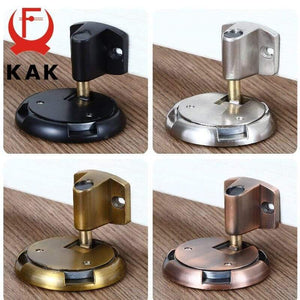 Planet Gates 15380313 Mechanical Doorstop Nail-free Sticker Zinc Alloy Door Stopper Heavy Duty Door Holder Non-Punch Stop Door Hardware