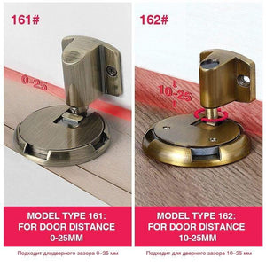 Planet Gates 15380313 Mechanical Doorstop Nail-free Sticker Zinc Alloy Door Stopper Heavy Duty Door Holder Non-Punch Stop Door Hardware