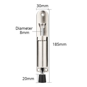 Planet Gates 15380313 Silver Zinc Alloy Foot-operated Lever Door Stops Adjustable Kickdown Bronze Door Holder Door Stop Hardware Door Buffer Fittings