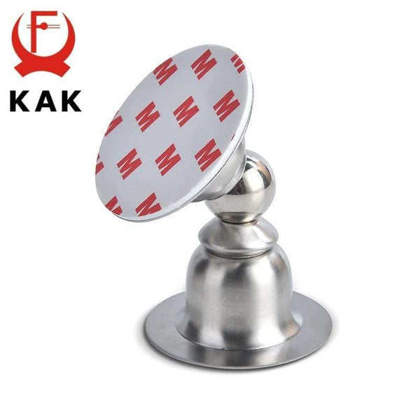 Planet Gates 15380313 Stainless Steel Magnetic Door Stopper Sticker Toilet Glass Hidden Door Holders Catch Floor Nail-free Doorstop Door Hardware