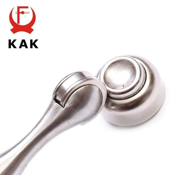 Planet Gates 15380313 Stainless Steel Magnetic Sliver Door Stop Stopper Holder Catch Floor Fitting With Screws For Bedroom Family Home Etc