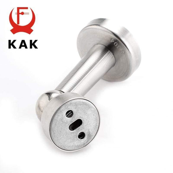 Planet Gates 15380313 Thicknessed Stainless Steel Magnetic Sliver Door Stop Stopper Door Holder Catch Floor Fitting With Screws For Family Home