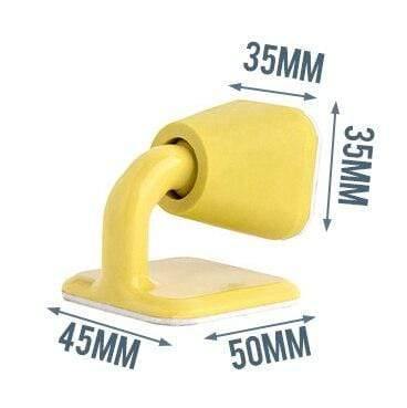 Planet Gates 15380313 Yellow Silicone Rubber Door Stop Non Punch Door Holder Nordic Style Mute Noiseless Door Stopper Buffer Damper Stop Door Hardware