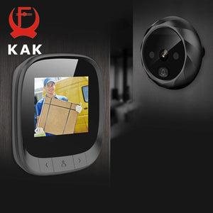 Planet Gates 15380314 2.4"  LCD Screen Electronic Door Viewer Bell IR Night Door Peephole Camera Photo Recording Digital Door Camera Smart Viewer