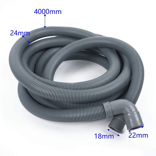 157.5 Washer Washing Machine Dishwasher Drain Hose Outlet Pipe Extension 22mm