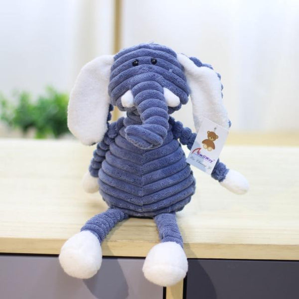 Planet Gates 15cm / 1 Baby Elephant Lion Fox Rabbit Pig Panda Duck Monkey Soft Stuffed Toys Cute Torest Animal Plush Toy For Kids Stripe