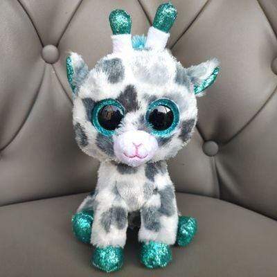 Planet Gates 15cm 14 Ty Beanie Boos Big Eyed Soft Stuffed Animal Plush Dolls Unicorn Cat Heather Gray Cat Kiki Girls Birthday Christmas Gift Toy 15CM