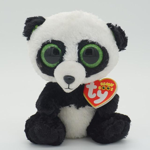 Planet Gates 15cm 2 15CM Ty Beanie Boos Big Eyes Owl Sea Lion Monkey Leopard Plushie Cute Doll Baby Kids Collection Toys Decor Child Birthday Gift
