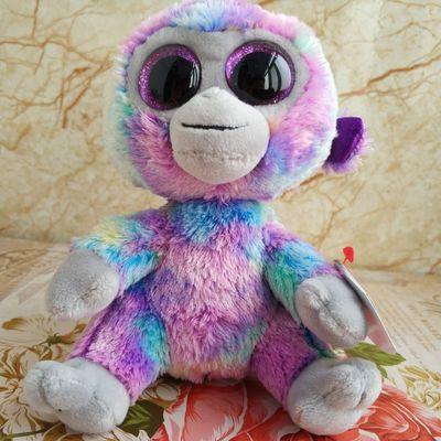 Planet Gates 15cm 32 15CM Ty Beanie Boos Big Eyes Owl Sea Lion Monkey Leopard Plushie Cute Doll Baby Kids Collection Toys Decor Child Birthday Gift