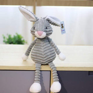 Planet Gates 15cm / 6 Baby Elephant Lion Fox Rabbit Pig Panda Duck Monkey Soft Stuffed Toys Cute Torest Animal Plush Toy For Kids Stripe