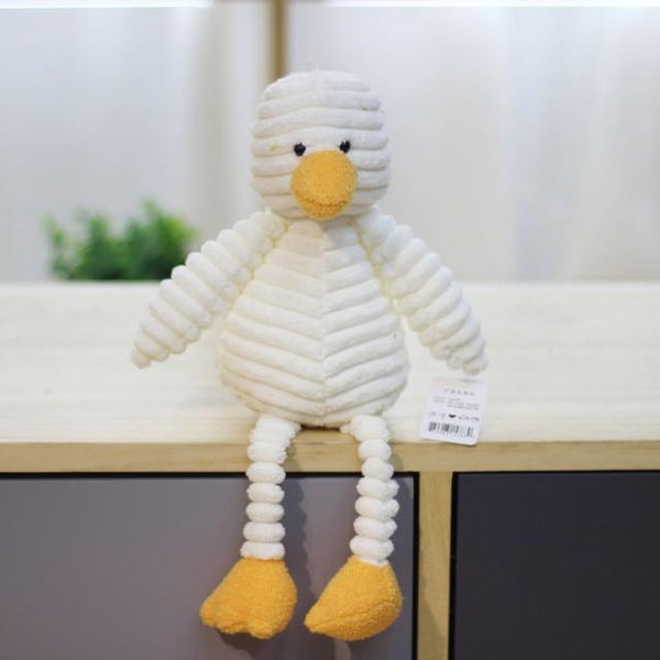 Planet Gates 15cm / 8 Baby Elephant Lion Fox Rabbit Pig Panda Duck Monkey Soft Stuffed Toys Cute Torest Animal Plush Toy For Kids Stripe