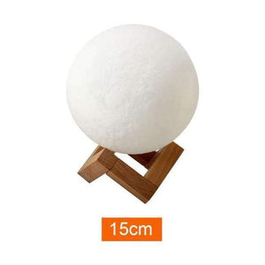 Planet Gates 15CM / China Moon lamp LED light 20CM 18CM 15CM 3D Print USB  Moonlight 2 Colors Changeable Touch Switch Night Light For Creative Gift Home