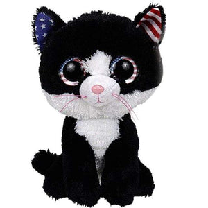 Planet Gates 15cm / Red Ty 6''15cm Big Eyes Halloween Series Animal Dark Bat Cat Spider Soft Stuffed Plush Dolls Holiday Decoration Toys Kids Gift