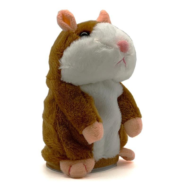 15cm Talking Hamster Mouse Pet Plush Toy Hot Cute Speak Talking Sound Record Hamster Educational Toy for Children Gifts