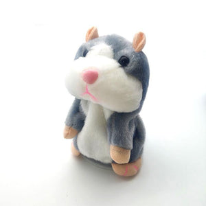 15cm Talking Hamster Mouse Pet Plush Toy Hot Cute Speak Talking Sound Record Hamster Educational Toy for Children Gifts