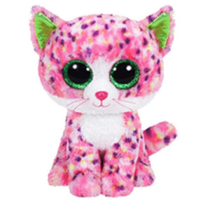 Planet Gates 15cm Ty Beanie Boos Big Eyed Soft Stuffed Animal Plush Dolls Unicorn Cat Heather Gray Cat Kiki Girls Birthday Christmas Gift Toy 15CM