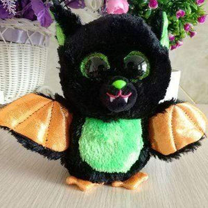 Planet Gates 15cm / Yellow Ty 6''15cm Big Eyes Halloween Series Animal Dark Bat Cat Spider Soft Stuffed Plush Dolls Holiday Decoration Toys Kids Gift