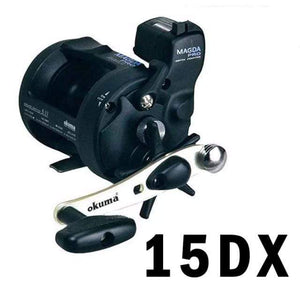 Planet Gates 15DX / Right Hand Fishing Reel MAGDA  Linecounter DT MA-15DT-T Multirolle Sea Baitcasting Reel