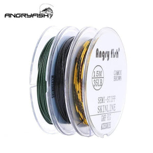 Planet Gates 15m Carp fishing line Coated Hook Link 15LB 25LB 35LB