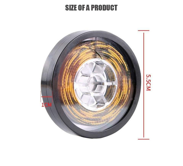 Planet Gates 15m Carp fishing line Coated Hook Link 15LB 25LB 35LB