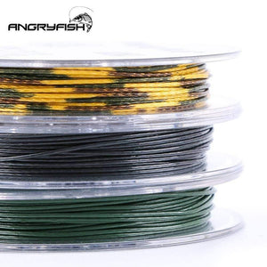 Planet Gates 15m Carp fishing line Coated Hook Link 15LB 25LB 35LB