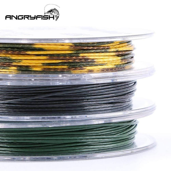 Planet Gates 15m Carp fishing line Coated Hook Link 15LB 25LB 35LB