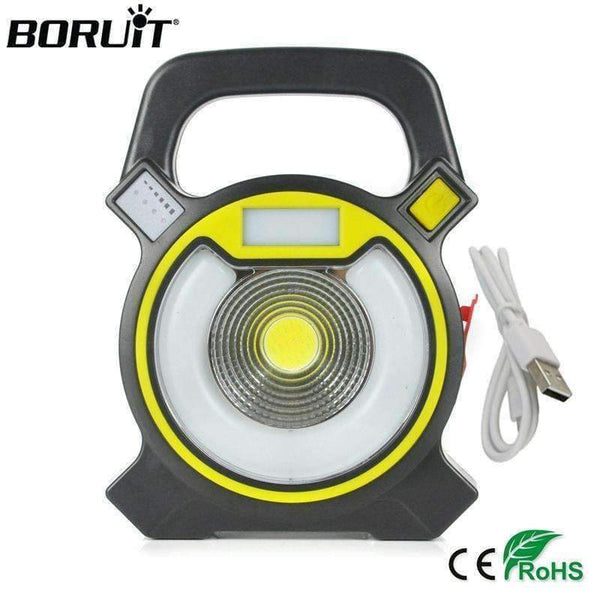 Planet Gates 15W COB LED Portable Floodlight Lantern Outdoor Waterproof 4-Mode Emergency Spotlight Lamp for Camping Hiking Tent Light