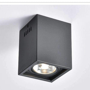 Planet Gates 15W Surface Mounted AC220V Dimmable LED Downlight COB LED Down Lights AC110V Ceiling lamp White/Black commercial lighting