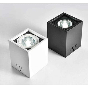 Planet Gates 15W Surface Mounted AC220V Dimmable LED Downlight COB LED Down Lights AC110V Ceiling lamp White/Black commercial lighting