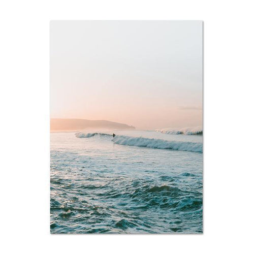 Planet Gates 15x20cm No Frame / L591-5 California Surf Art Prints Beach Wall Art Summer Print Sunset Landscape Canvas Painting Surfboard Boho Decor Coastal Posters