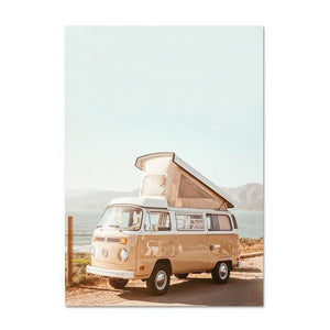 Planet Gates 15x20cm No Frame / L591-6 California Surf Art Prints Beach Wall Art Summer Print Sunset Landscape Canvas Painting Surfboard Boho Decor Coastal Posters