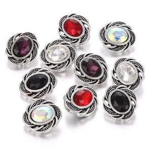 Planet Gates 16 10pcs/lot New Snap Jewelry Tree of Life 12mm Metal Snap Buttons Fit Snap Bracelet Bangles Necklaces