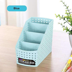 Planet Gates 16.5*7.8*12.5cm Plastic Cosmetic Organizer Box Pen Holder Sundries Case Desk Organizer Bathroom Storage & Organization