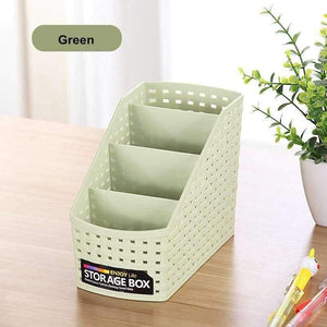 Planet Gates 16.5*7.8*12.5cm Plastic Cosmetic Organizer Box Pen Holder Sundries Case Desk Organizer Bathroom Storage & Organization