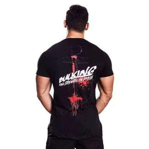 Planet Gates 16 / Asian M Fitness Sport Shirt Men Rashgard Mens Quick Dry Fit Men Running Shirt Crossfit T Shirt Gym Sport Top Workout Outdoor Jersey