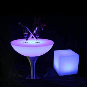 Planet Gates 16 colors Changing Lighting Led Bar Furniture Illuminous Glowing Coffee Bar Table For Indoor  SK-LF18 (D66*H58cm) 2pcs/Lot