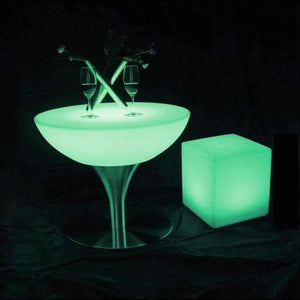 Planet Gates 16 colors Changing Lighting Led Bar Furniture Illuminous Glowing Coffee Bar Table For Indoor  SK-LF18 (D66*H58cm) 2pcs/Lot