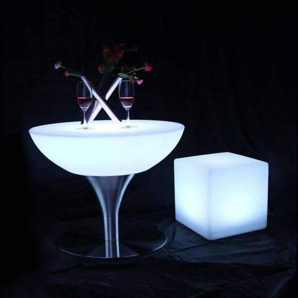 Planet Gates 16 colors Changing Lighting Led Bar Furniture Illuminous Glowing Coffee Bar Table For Indoor  SK-LF18 (D66*H58cm) 2pcs/Lot