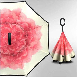 Planet Gates 16 Design Double Layer Inverted Umbrella Self Stand Umbrella Rain Reverse Car Umbrellas Drop Shipping