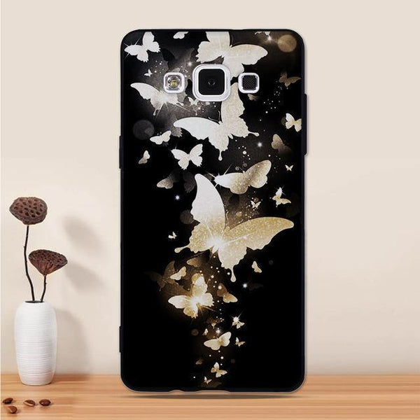 Planet Gates 16 For Samsung Galaxy A5 2015 Case Silicone Black 3D Cartoon Back Cover For Samsung Galaxy A5 2015 A500 Phone Case Funda Coque Capa
