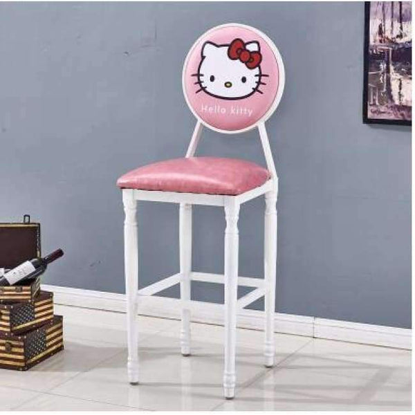 Planet Gates 16 Iron art bar chair. European-style bar chair lifting high footstool. Household backrest stool.