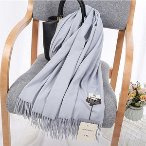 Planet Gates 16 Luxury Brand Winter Scarf Unisex  Female Male Wool Sky Cashmere Scarf Pashmina Tassels
