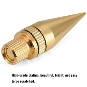 16 Pairs 6 X 36mm Copper Speaker Spike Isolation Stand + Base Pad Feet Mat Speaker Isolation Speaker Isolation Pads