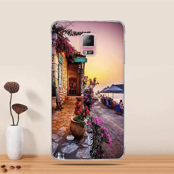 Planet Gates 16 Samsung Galaxy Note 4 Case Cover for Samsung Galaxy Note 4 N9100 Cover Silicon Case for Samsung Galaxy Note 4 Phone Case