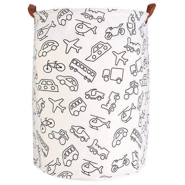 Foldable Closure Laundry Basket Large Capacity Bag Bins Kids Toy Buckets Clothes Organizer Storage Hamper Cotton Linen