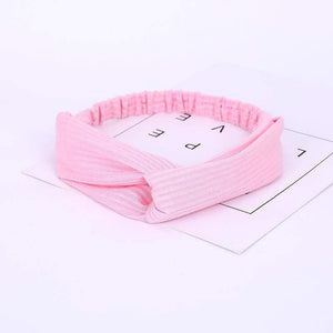 Women Summer Autumn Suede Headband Vintage Cross Knot Elastic Hair Bands Soft Solid Girls Hairband Hair Accessories
