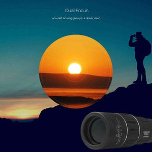 Planet Gates 16 x 52 Dual Focus Monocular Spotting Telescope Zoom Optic Lens Binoculars Coating Lenses Hunting Optic Scope