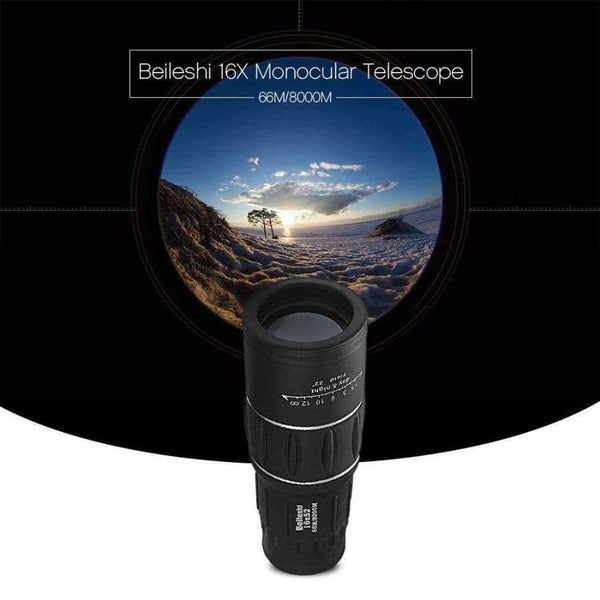 Planet Gates 16 x 52 Dual Focus Monocular Spotting Telescope Zoom Optic Lens Binoculars Coating Lenses Hunting Optic Scope