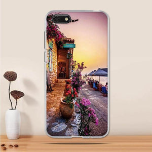 Planet Gates 16 / Y5 2018 For Huawei Y5 2018 Case Cover Silicone TPU 3D Printing Funda for Huawei Y5 Prime 2018 / Honor Play 7 / Honor 7s Case Cover Coque